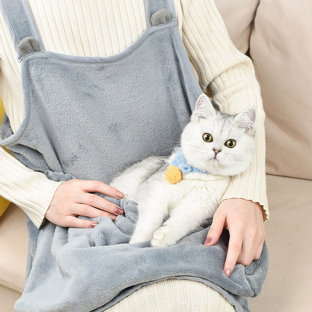 New Product Cat Holding Suit Arctic Velvet Non-stick Fur Pet Bib