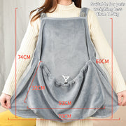 New Product Cat Holding Suit Arctic Velvet Non-stick Fur Pet Bib