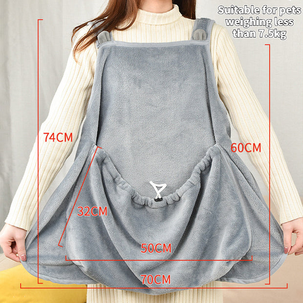 New Product Cat Holding Suit Arctic Velvet Non-stick Fur Pet Bib